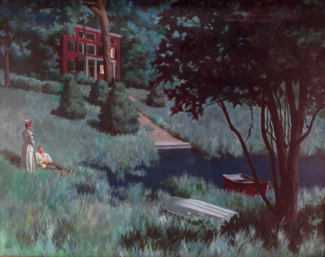 American School, 20th C., Evening, O/C (1 of 8)