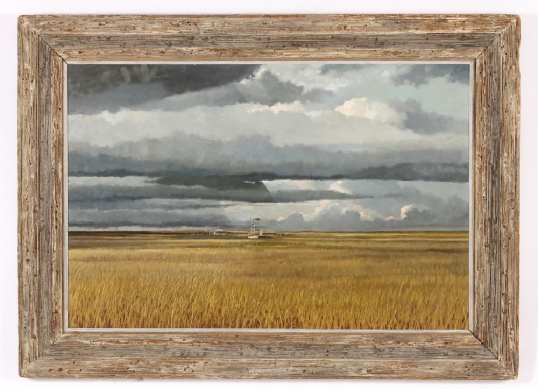 Eric Sloane,Am.,Prairie Farm,oil on masonite (1 of 7)