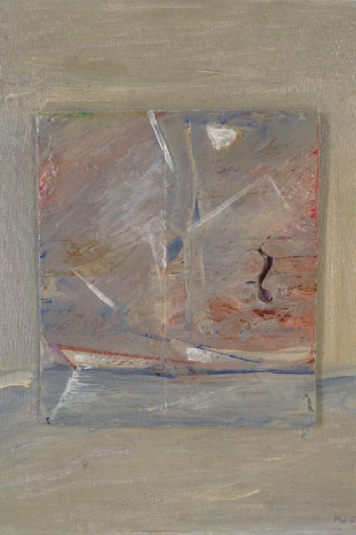 Merton Simpson, African-Am., "Sea Poem", O/B (1 of 5)