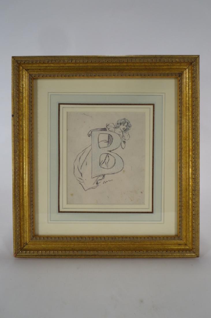 BAC, Fr.,1859-1952, the Letter "B", Drawing (1 of 4)