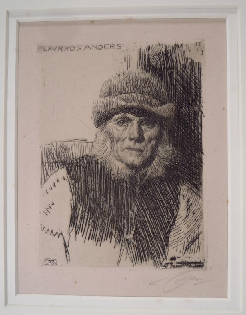 Anders Zorn,Swedish,"LAVARDS ANDERS",etching (1 of 7)