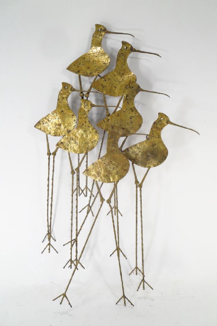 Curtis Jere Sandpiper Wall Sculpture, 1969 (1 of 3)