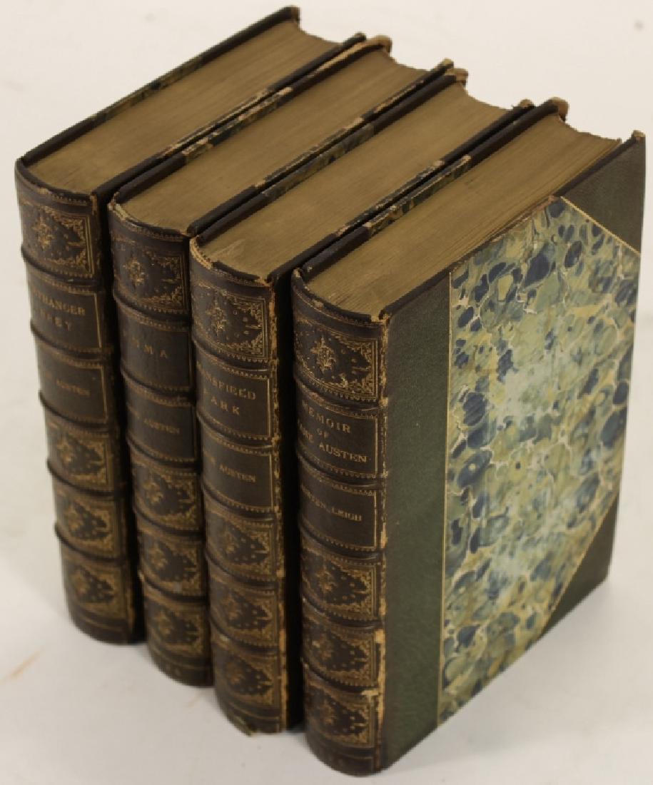Jane Austin,4 Novels,1885 &1886, Leather Bound (1 of 5)