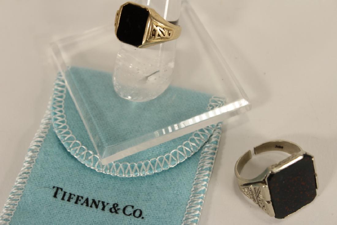 Tiffany & Co 14k Gold & Onyx Ring (1 of 3)