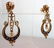 2 prs Vint 14k Gold Enamel Earrings & Opal Posts - 4