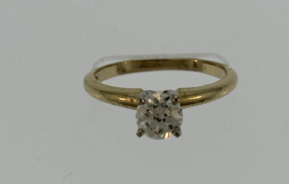 14K Yellow Gold & .65 ct Diamond Ring (1 of 5)