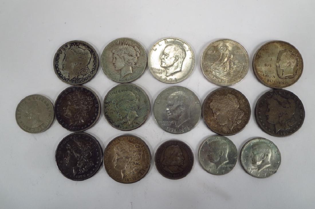 Lot of U.S. Silver Dollars & Other Coins (1 of 2)