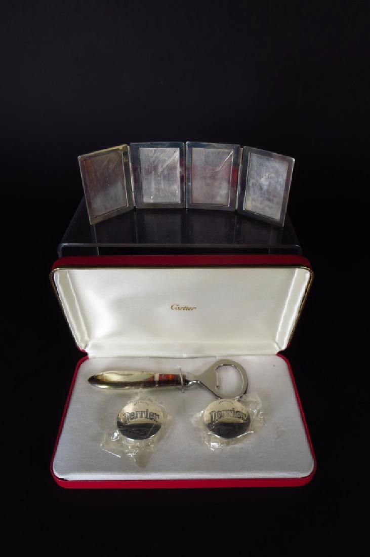 Sterling Silver Cartier Frame and Beverage Set (1 of 5)