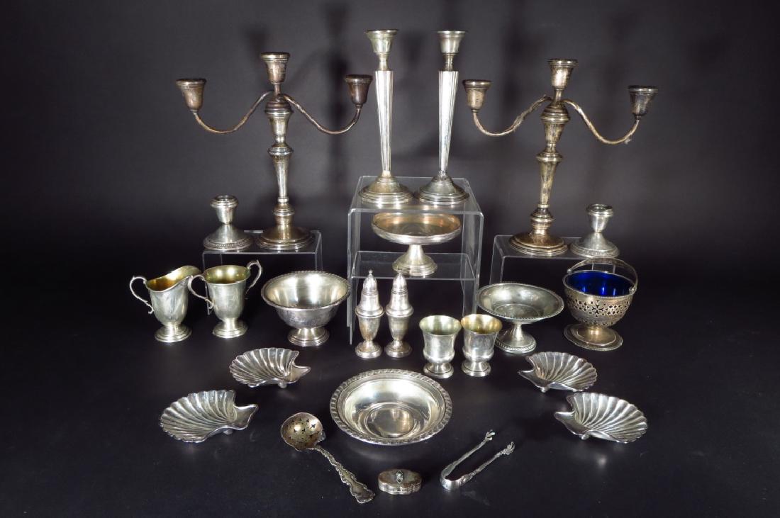 Sterling Silver Candelabra and additions (1 of 8)