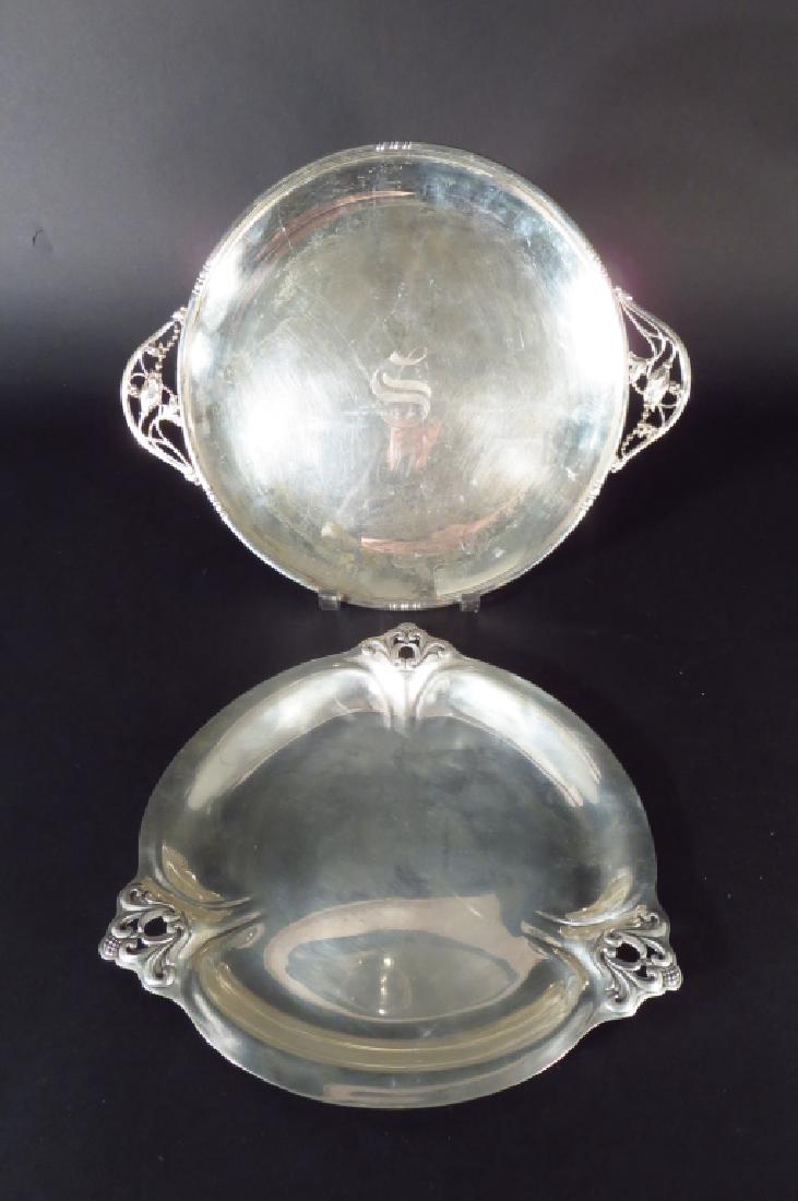 Two Sterling Silver Trays, American, mid 20th c. (1 of 6)