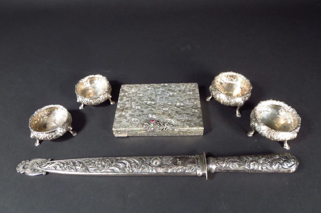 Georgian Sterling Open Salts & Others (1 of 10)