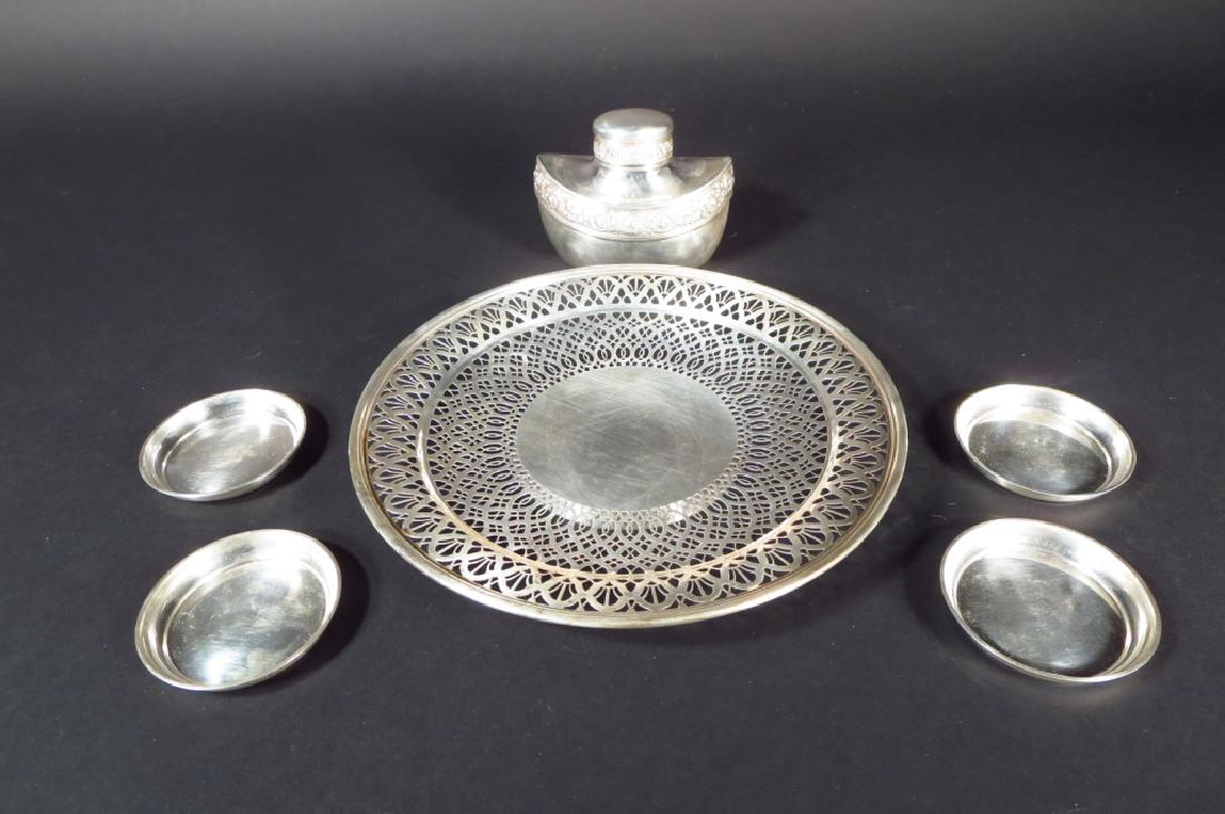 Six Tiffany & Co Sterling Silver Table Articles (1 of 7)