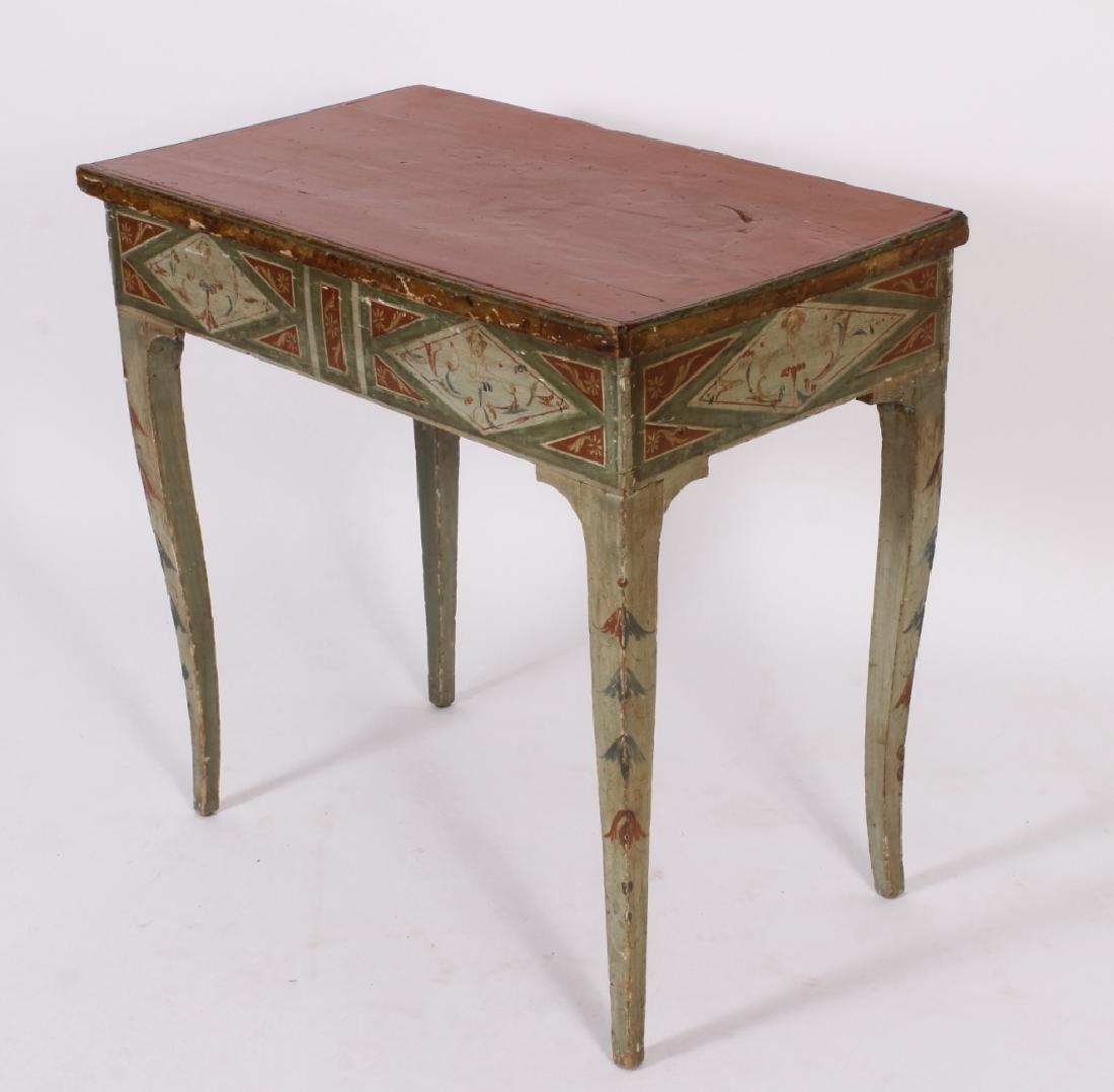 18th C. Italian Neoclassical Painted Lift Top Desk (1 of 4)