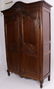 French Provincial Carved Walnut Armoire - 2