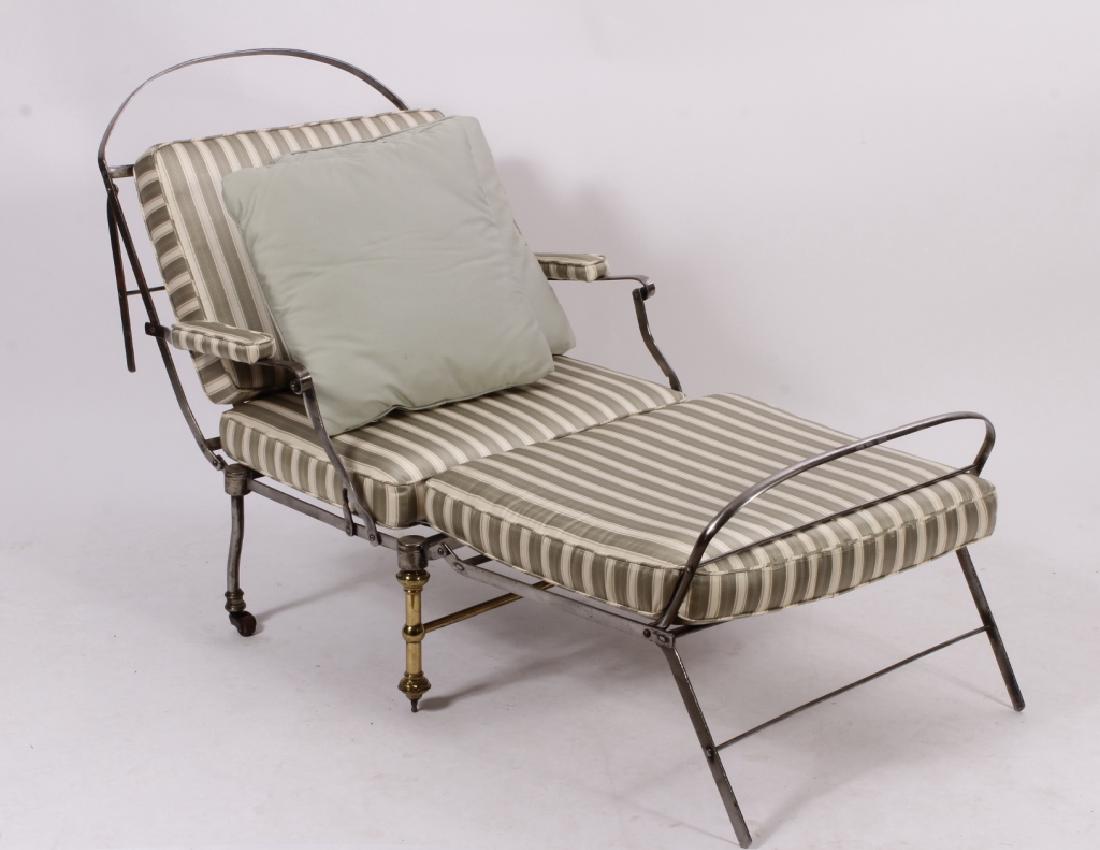 English 19th C. Brass & Metal Campaign Bed (1 of 4)