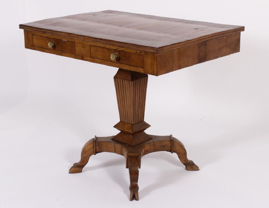 Federal Carved Walnut Card Table, 19th C. (1 of 5)