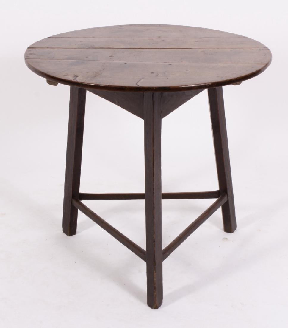 English Oak Tavern Table, 19th C. (1 of 3)