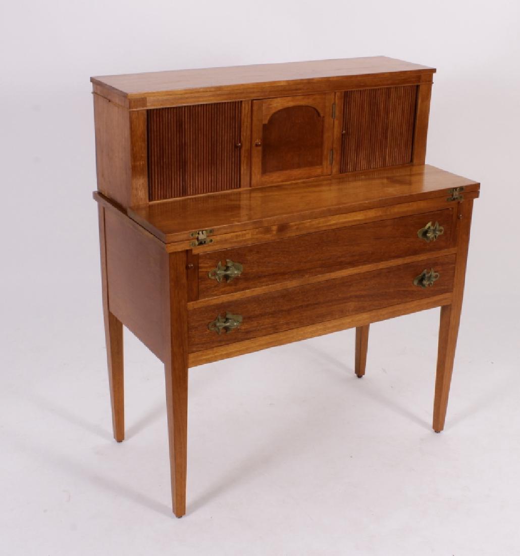 Cherry Secretary Desk with Tambour Doors (1 of 6)