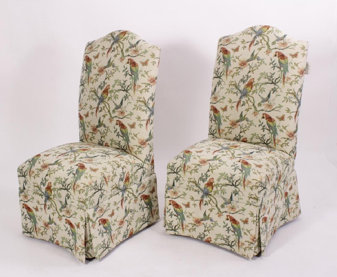 Pair of Large Baker Chairs with Kravel Upholstery (1 of 2)