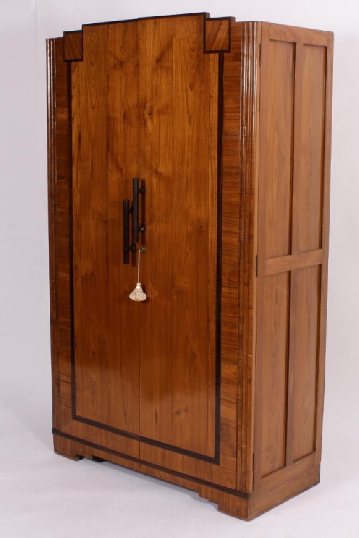 Art Deco Style Armoire with Fitted Interior (1 of 5)