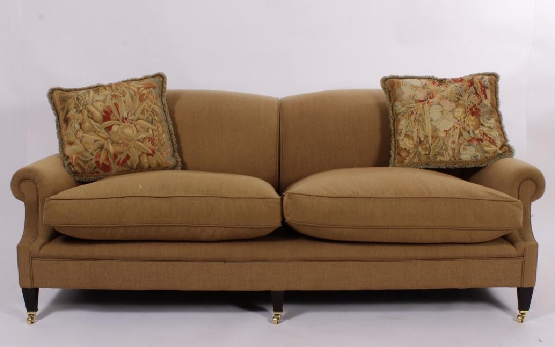 George Smith Upholstered Sofa,labeled (1 of 4)