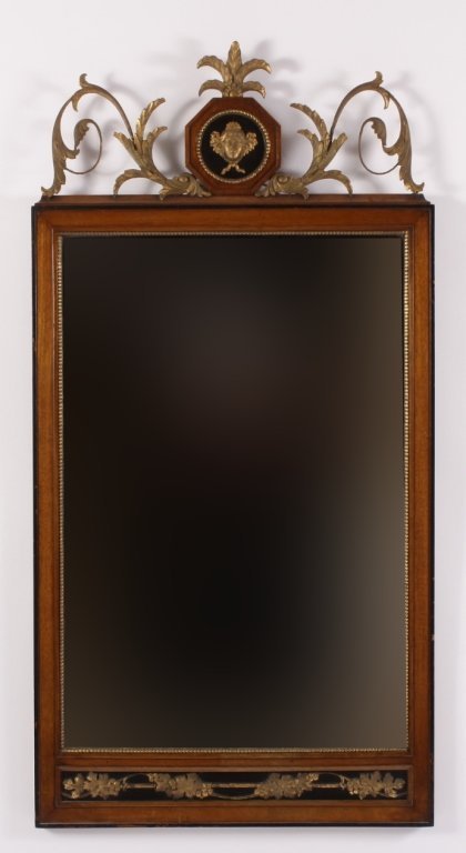 Beacon Hill Adams-Style Mirror, Brass Appliques (1 of 4)