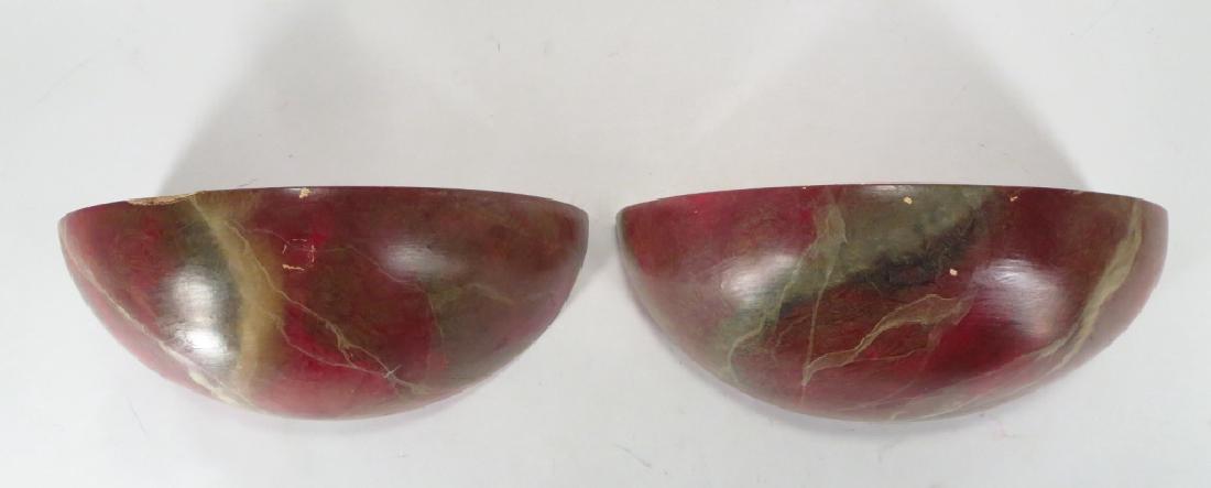 Pair of custom made faux marble wall brackets (1 of 4)