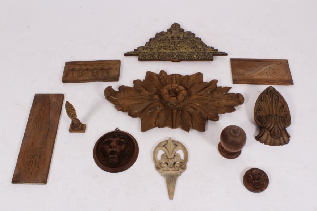 Group of Decorative Architectural Carvings/Molding (1 of 4)
