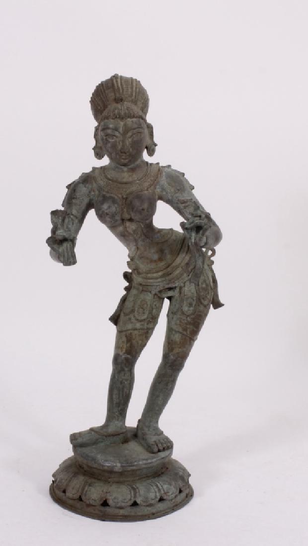 Large Figure of Radha Bronze Statue India (1 of 6)