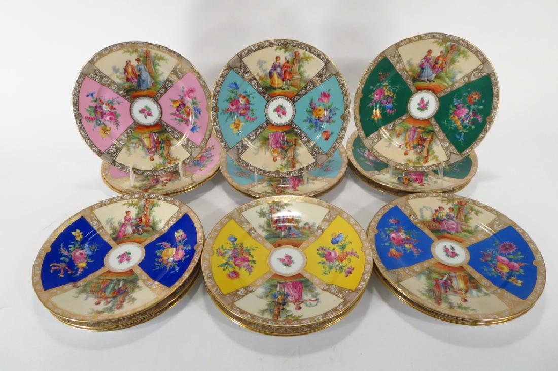 Dresden Porcelain Cabinet Plates,L.19-E. 20th C (1 of 3)