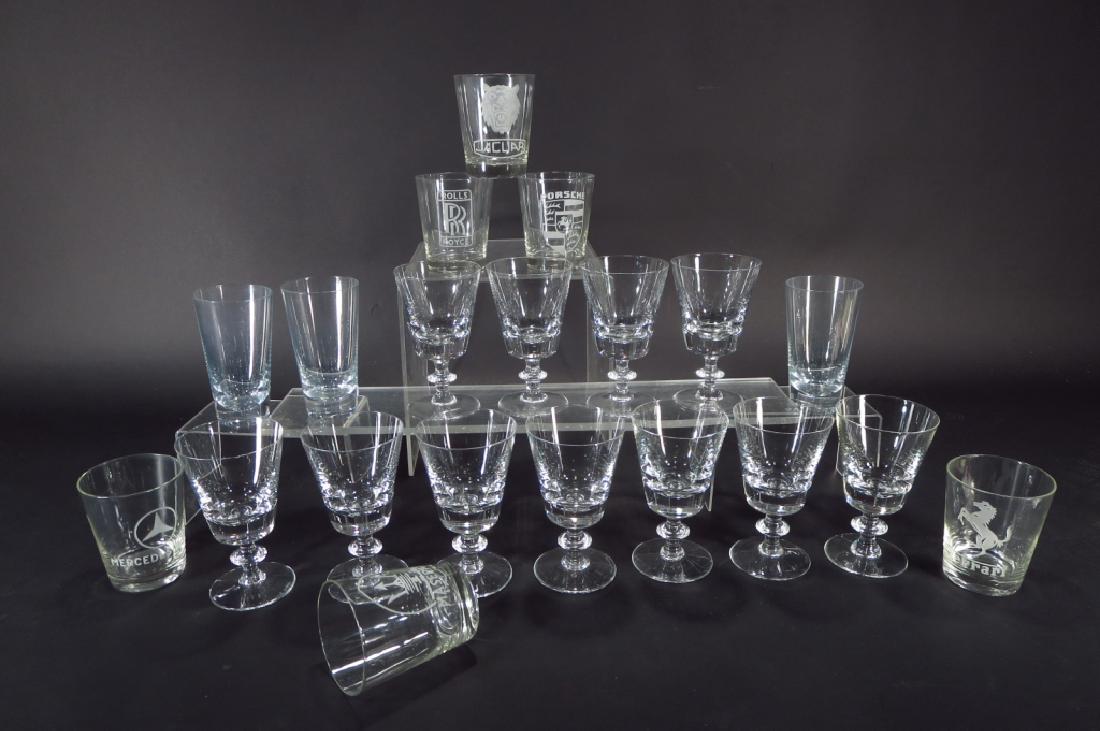 Etched Tumblers, Baccarat, Val.St.Lambert Stemware (1 of 4)