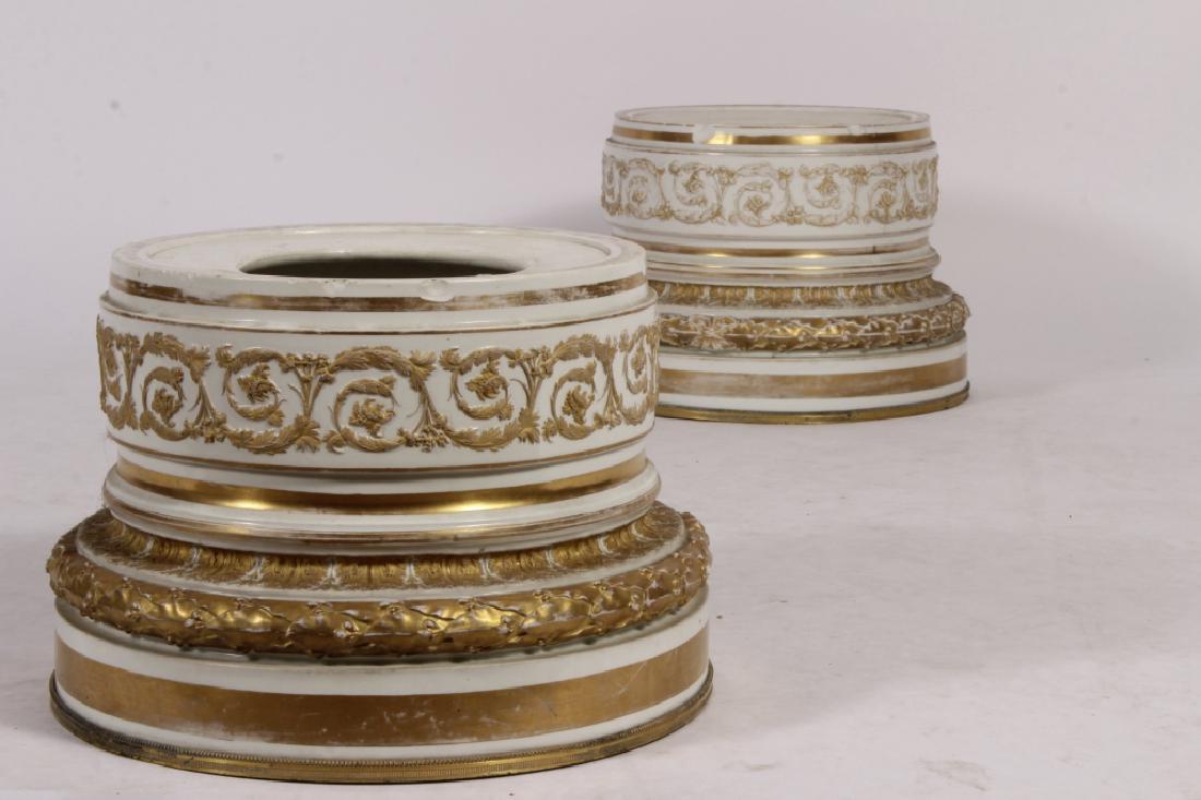 Pair of Royal Vienna Neoclassical Pedestal Plinths (1 of 3)