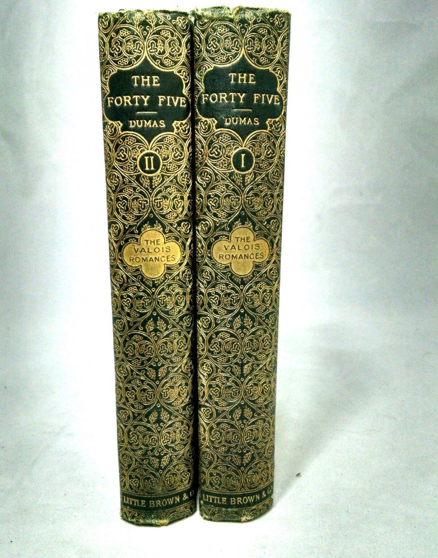 The forty Five by Alexandre Dumas 1ST EDITION 1889 (1 of 4)
