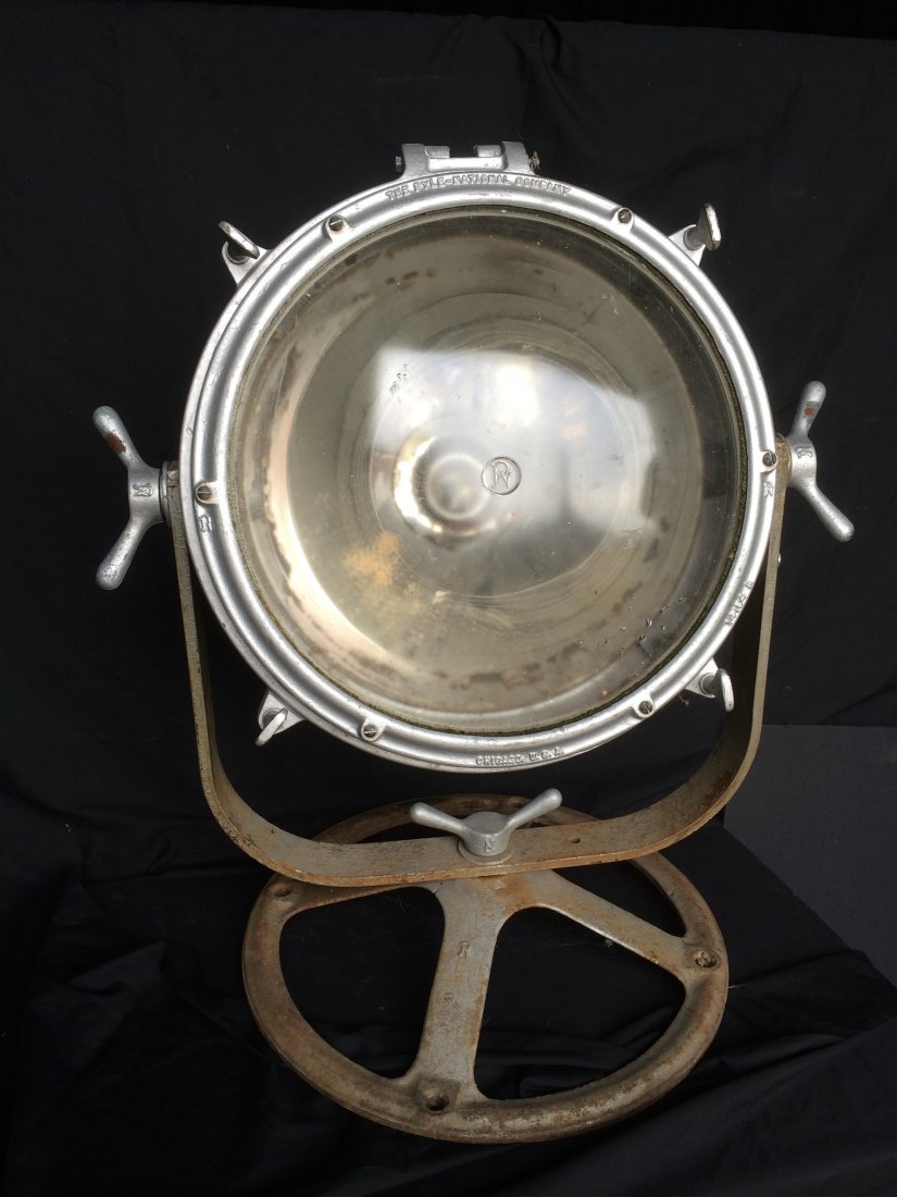 Nautical Searchlight: Pyle-National ships searchlight.