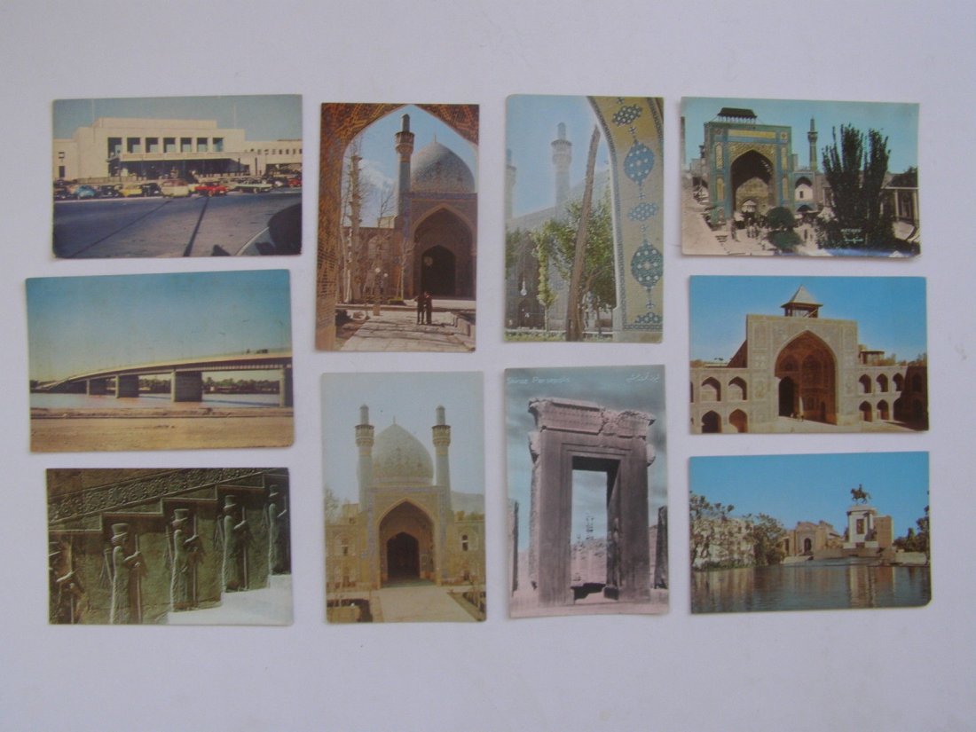 Lot of 10 Old IRAN Rare Postcards (never been used): Lot of 10 Old IRAN Rare Postcards (never been used).Teheran Sepah Square, Isphahan Shah Mosque, Isphahan Tchahar Bagh School, Shiraz Persepolis, Isphahan Tchahar Bagh Mosque, Isphahan Tchahar Bagh Sch