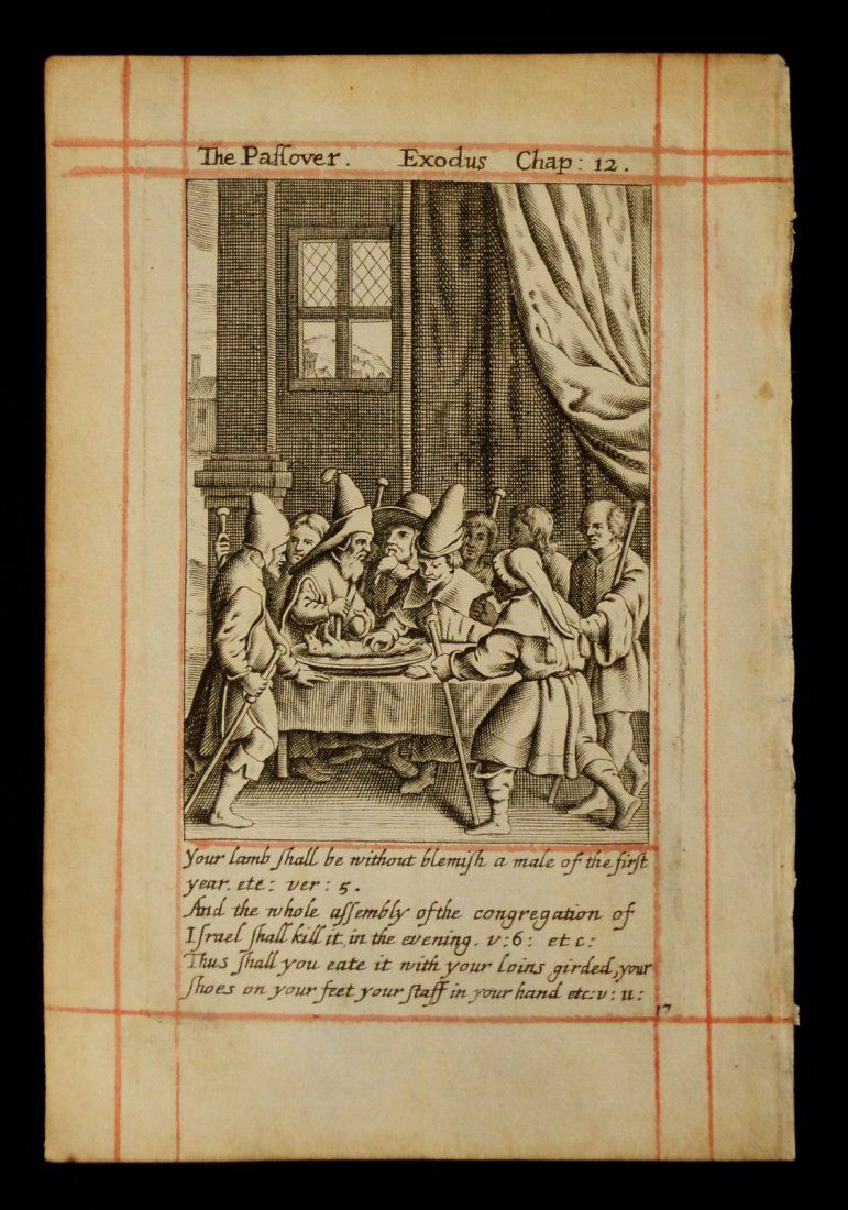 1722 England Original Antique Bible Woodcut Engraving (1 of 2)