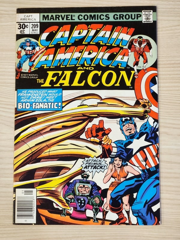 Captain America  #209   Year 1977 (1 of 2)