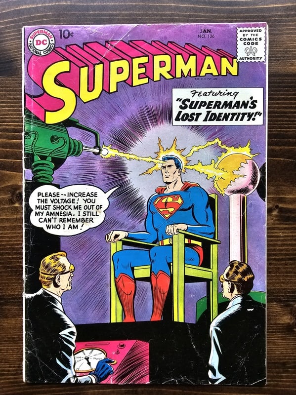 Superman  #126   Year 1959 (1 of 2)