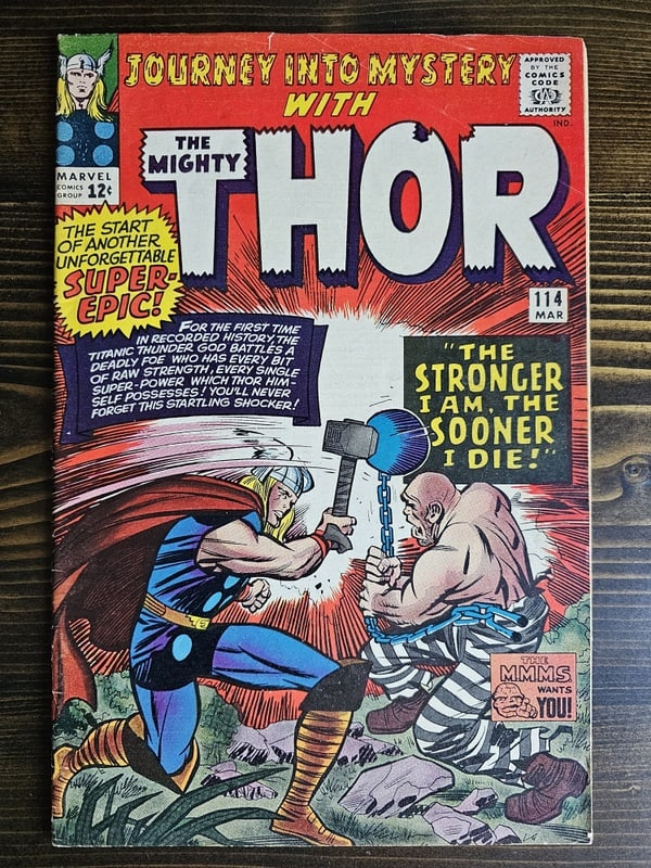 Journey Into Mystery  #114   Year 1965 (1 of 2)