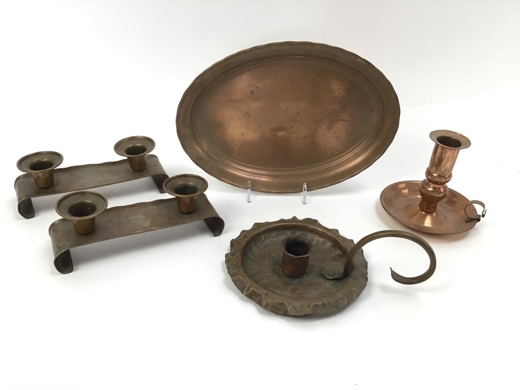 Lot of Copper items: Lot of Copper items