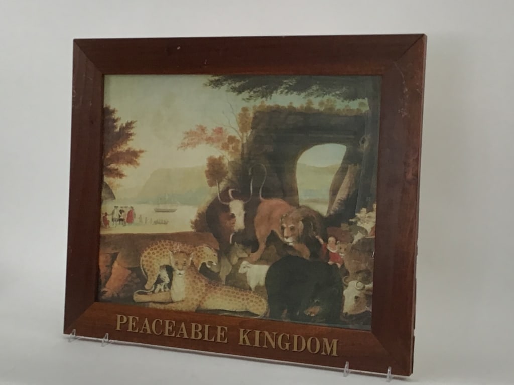 "Peaceable Kingdom" by Edward Hicks: "Peaceable Kingdom" by Edward Hicks