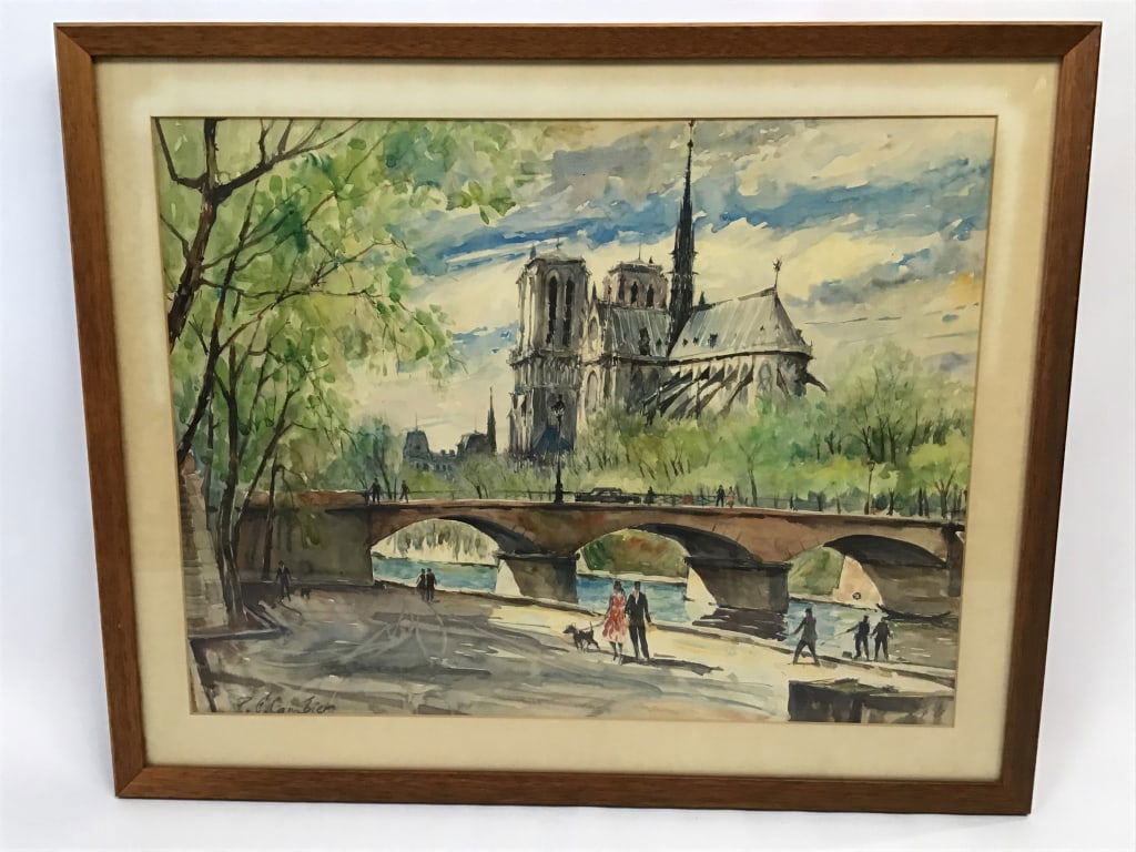 Pierre Cambier watercolor Notre Dame Paris (1 of 6)