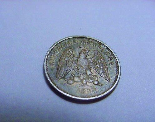 1888 Pi R MEXICO 5 CENTAVOS (1 of 2)