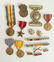British Belt buckle, US Bronze Star Medal group, and