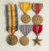 British Belt buckle, US Bronze Star Medal group, and - 3