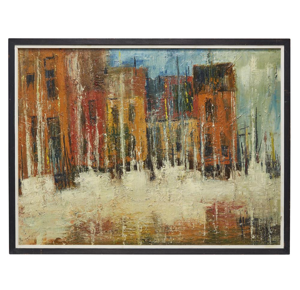 Jack Laycox (1921 1984) Painting, "morning Mist"