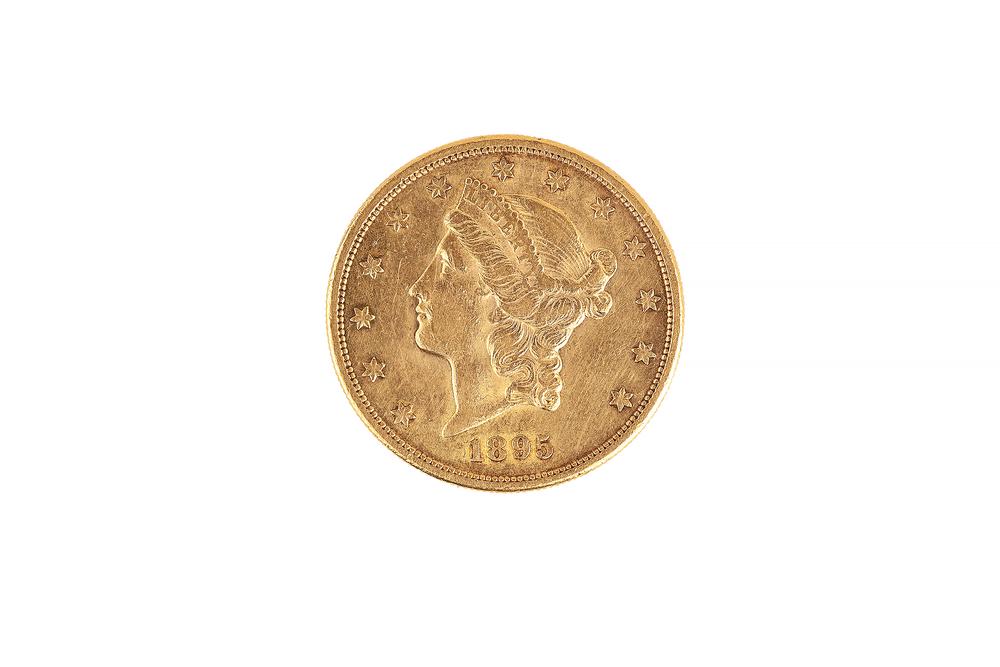 1895s Double Eagle Gold Coin AU: 1895s Double Eagle Gold Coin AU. Processing and shipping within the continental U.S. $25.00 plus 1.5% replacement cost insurance.