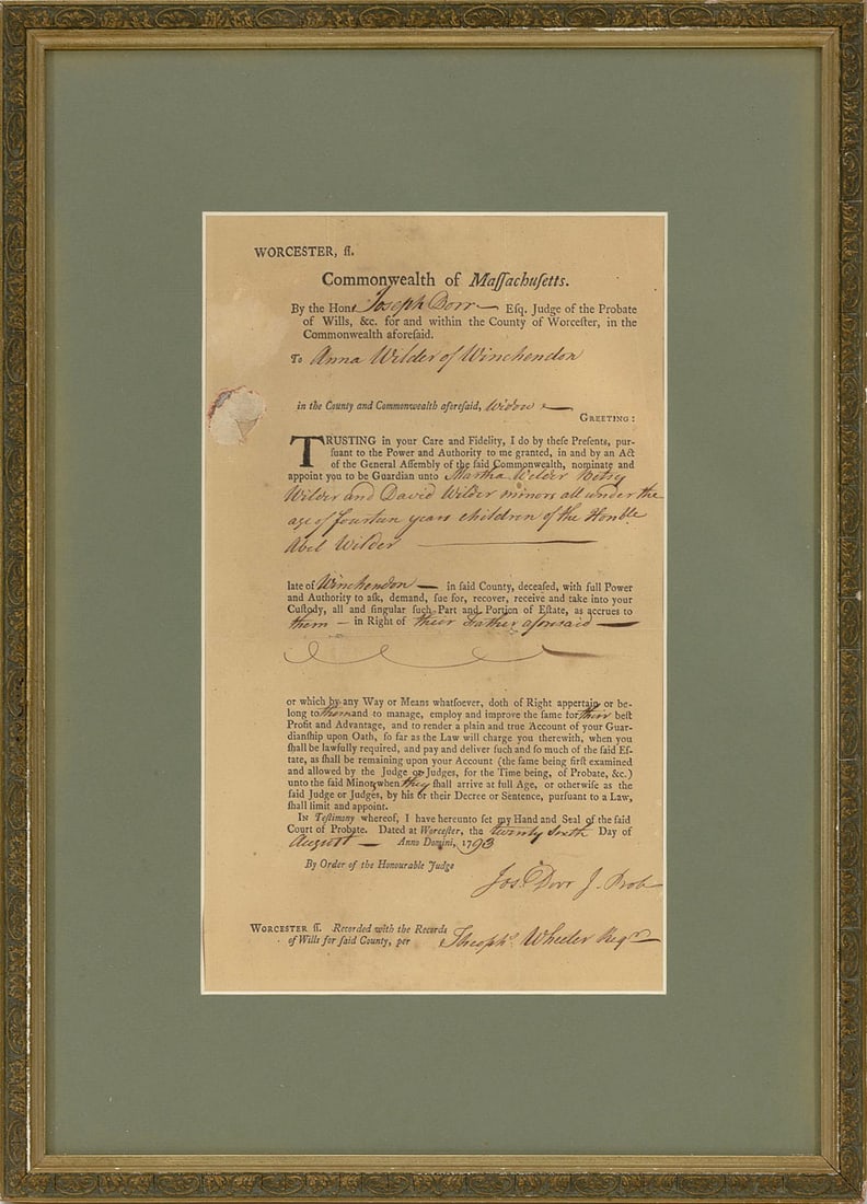 Revolutionary War Letters of American Captain Abel Wilder (1741-1792), Including a First Hand: Captain Abel Wilder (1741-1792) of Westminster/Windham, Vermont, Winchendon, Mass, and Philadelphia, PA. Wilder served in the 18th Massachusetts Bay Provincial Regiment in 1775 under Colonel Ephraim D