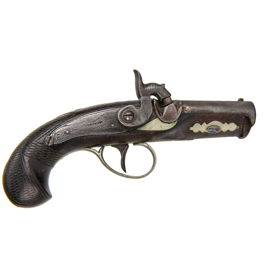 Philadelphia Deringer Pistol Marked "N. Curry & Bro, San Francisco, Cala., Agent" {ANT} (1 of 6)