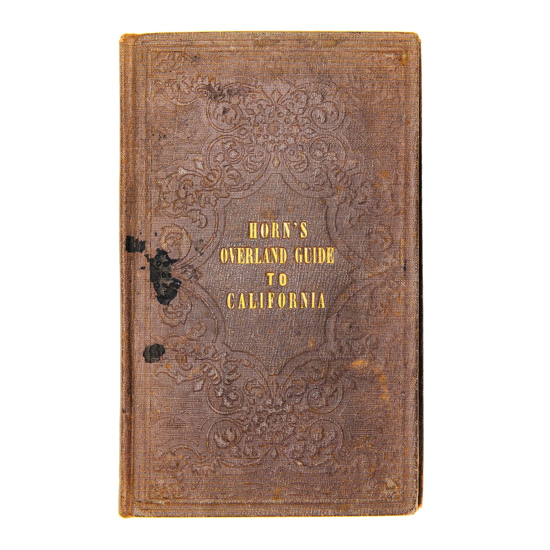 Horn's Overland Guide to California, 1852: A first edition of Horn's Overland Guide, one of the most practical and widely used guidebooks for westward-bound Gold Rush emigrants. Published in New York by J.H. Colton in 1852, the volume provides